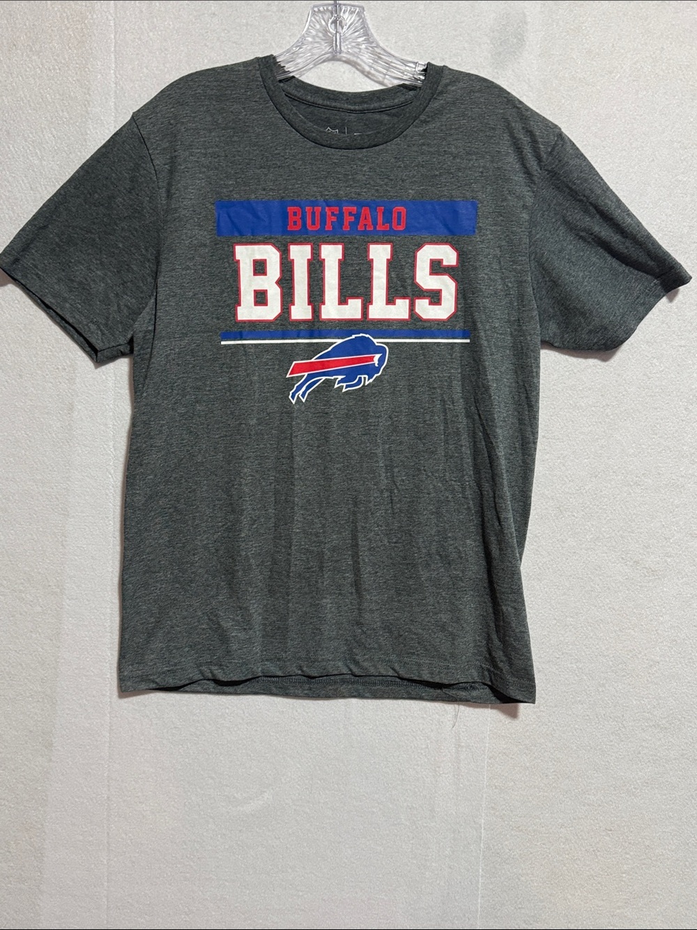 Men's Gray Buffalo Bills Short Sleeve Graphic Tee